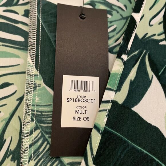 Rachel Zoe Palm Print Duster Swim Coverup, NWT - Picture 4 of 7